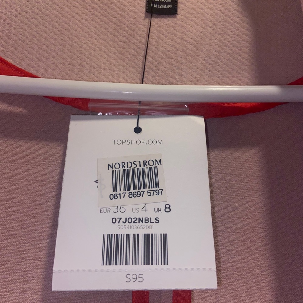 Topshop Pink Duster - Picture 2 of 4
